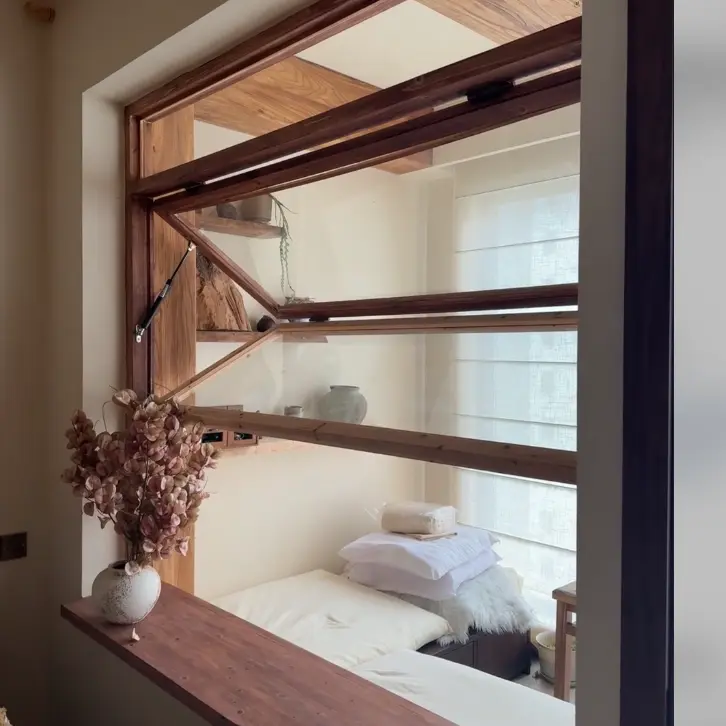 پنجره های لولایی بالا آلیاژ آلومینیوم