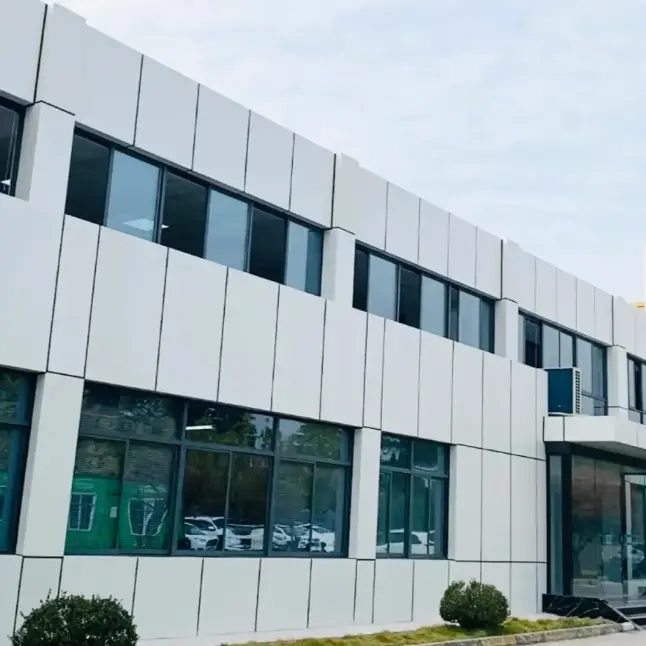 دیوارهای پرده ای تک پانل آلومینیومی تخت معمولی