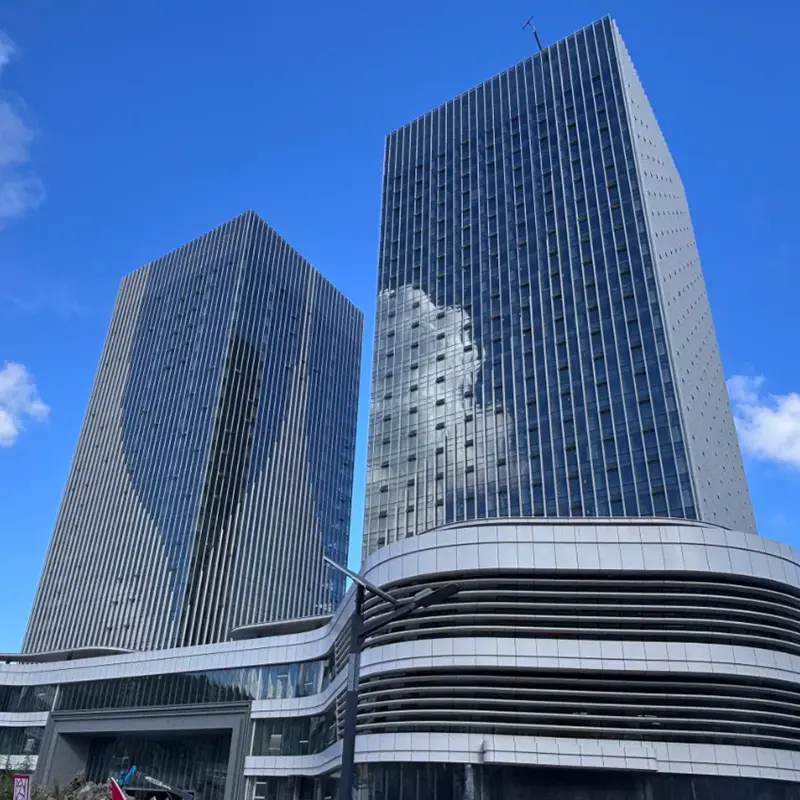 دیوارهای پرده ای یکپارچه استاندارد