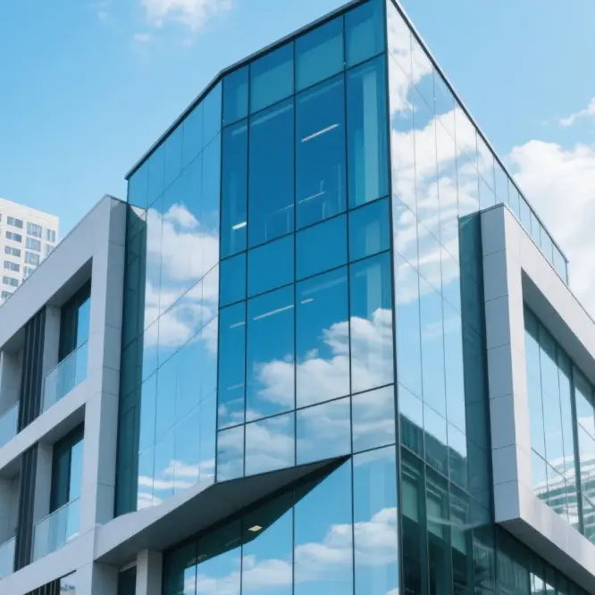 شیشه سکوریت برای دیوارهای پرده